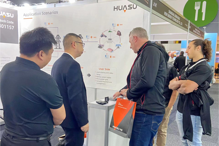 Huasu Presence with BMS Innovations at All-Energy Australia 2023（images 1）