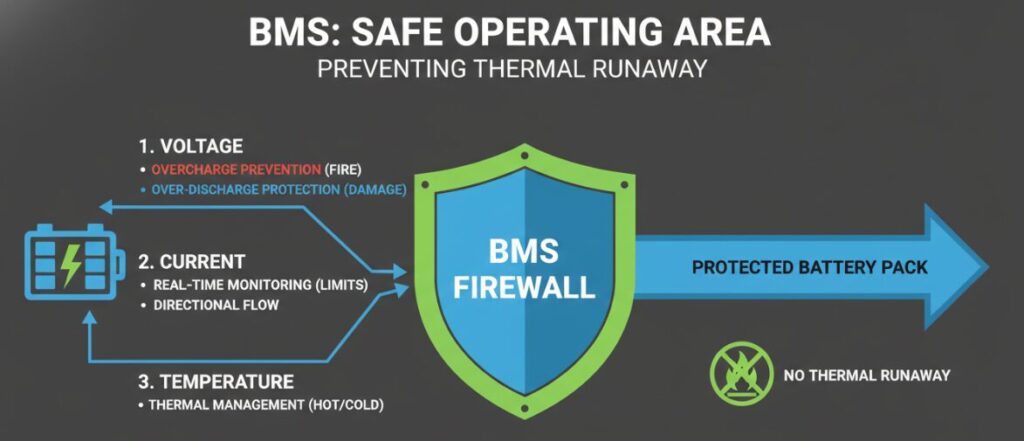 Functions of the battery management system